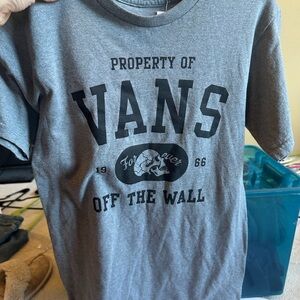 Vans Kids Gray Graphic Tee